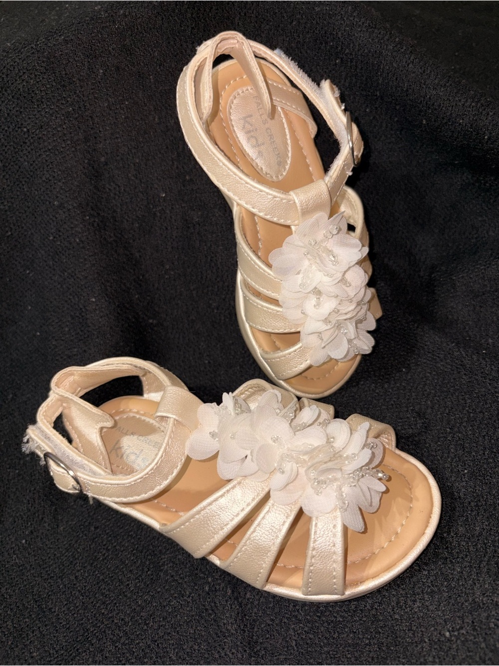 Cute and Comfy dressy sandals with satin finish.